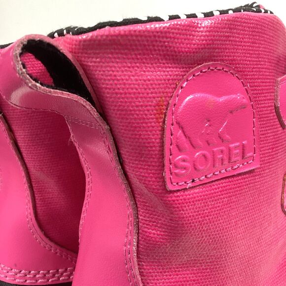 Sorel Trivoli II Duck Boots-Women's Sz 9 Pink Waterproof Rain/Winter- NL1691-614 - Picture 5 of 12